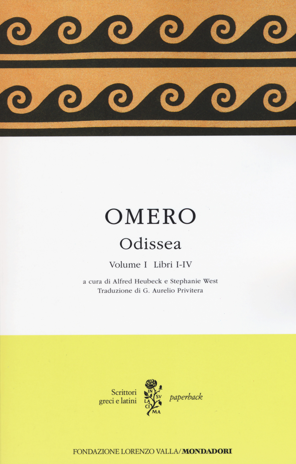 Odissea. Testo greco a fronte. Vol. 1: Libri I-IV