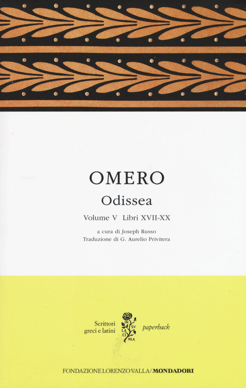 Odissea. Testo greco a fronte. Vol. 5: Libri XVII-XX