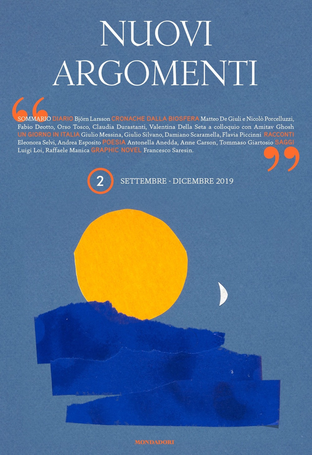 Nuovi argomenti. Settembre-dicembre (2019). Vol. 2