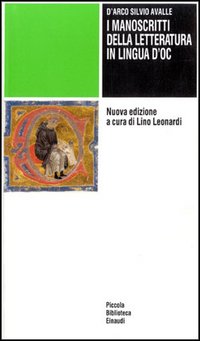 I manoscritti della letteratura in lingua d'oc