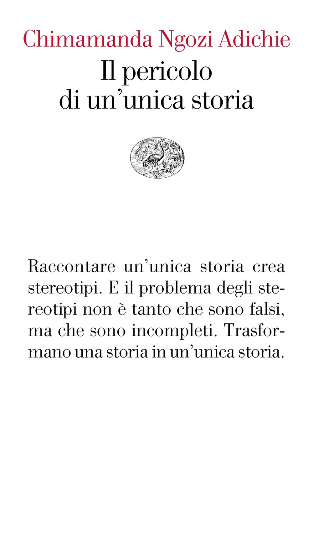 Il pericolo di un'unica storia