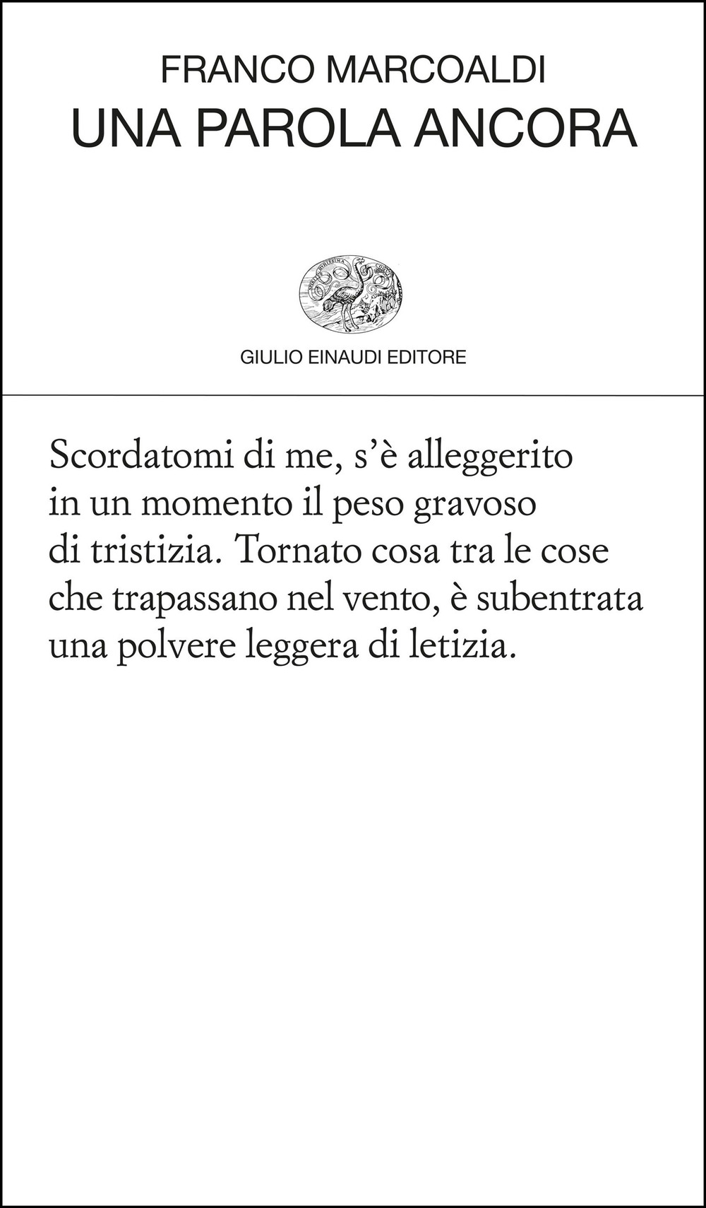Una parola ancora