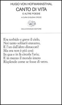 Canto di vita e altre poesie