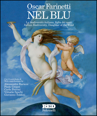 Copertina del Libro: Nel blu. La biodiversità italiana, figlia dei venti. Ediz. italiana e inglese
