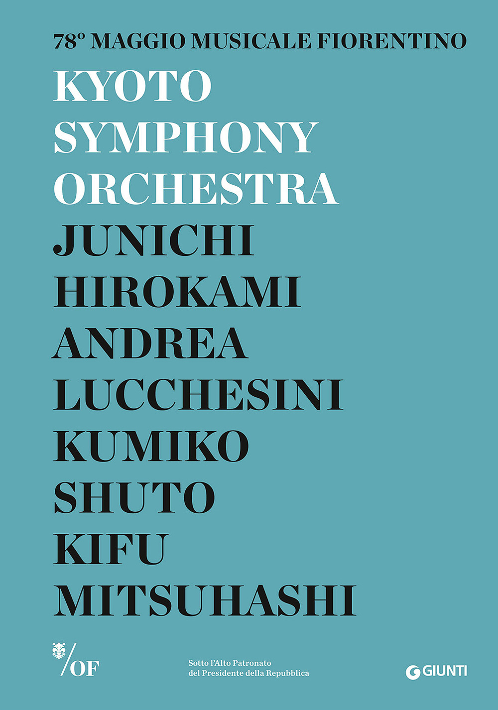 Kyoto Symphony Orchestra. 78° Maggio Musicale Fiorentino