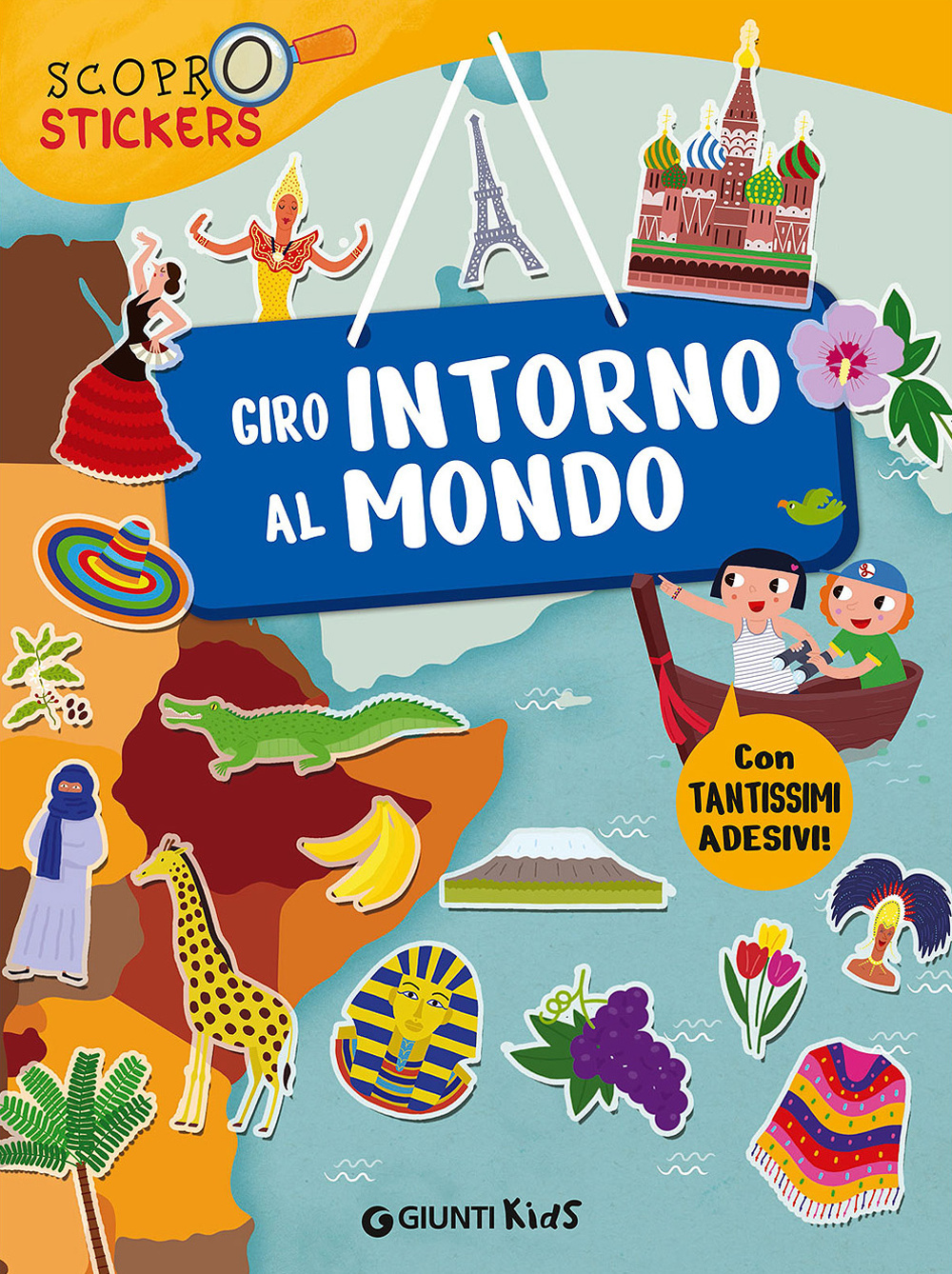 Giro intorno al mondo. Con adesivi