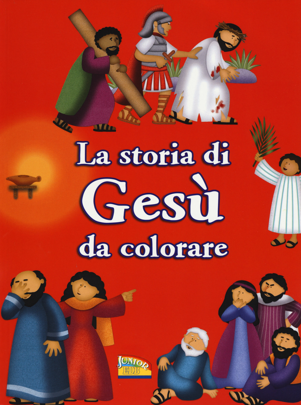La storia di Gesù da colorare. Ediz. a colori