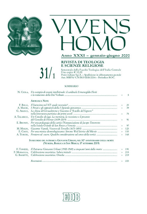 Vivens homo (2020). Vol. 1