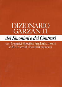 Dizionario Garzanti dei sinonimi e contrari