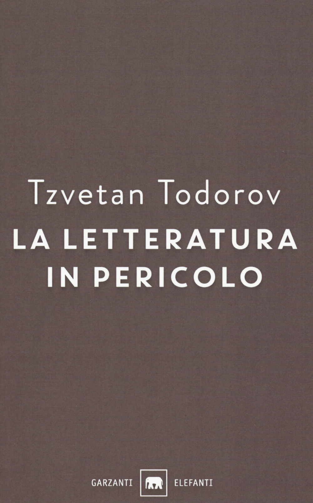 La letteratura in pericolo