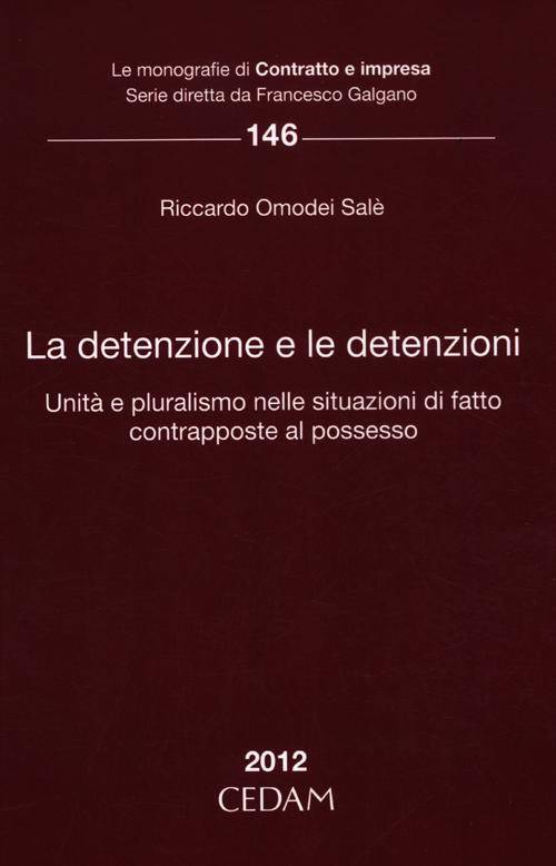 La detenzione e le detenzioni. Unità e pluralismo nelle situazioni di fatto contrapposte al possesso