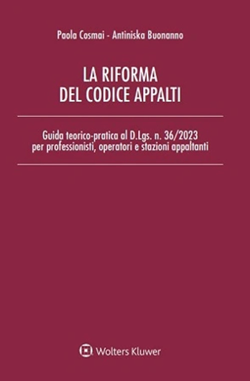 La riforma del codice appalti