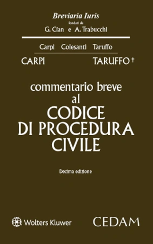 Commentario breve al codice di procedura civile