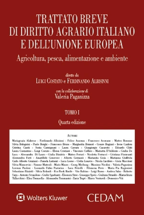 Trattato breve di diritto agrario italiano e dell'Unione europea. Agricoltura, pesca, alimentazione e ambiente