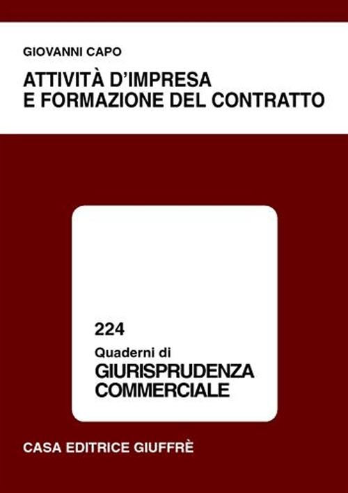Attività d'impresa e formazione del contratto