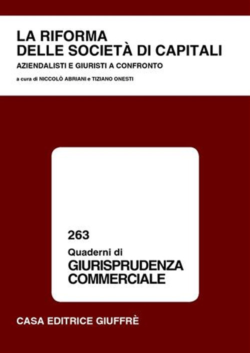 La riforma delle società di capitali