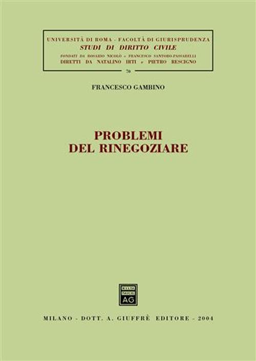 Problemi di rinegoziare