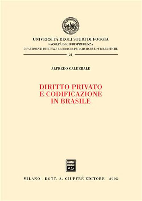 Diritto privato e codificazione in Brasile