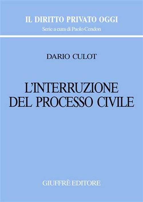 L'interruzione del processo civile