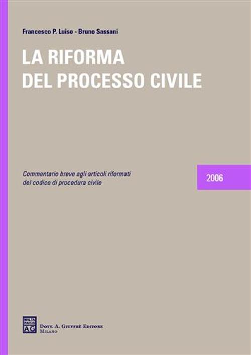 La riforma del processo civile