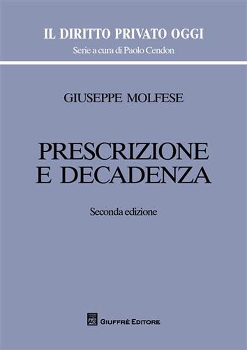 Prescrizione e decadenza