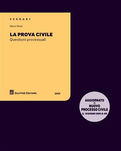 La prova civile. Questioni processuali