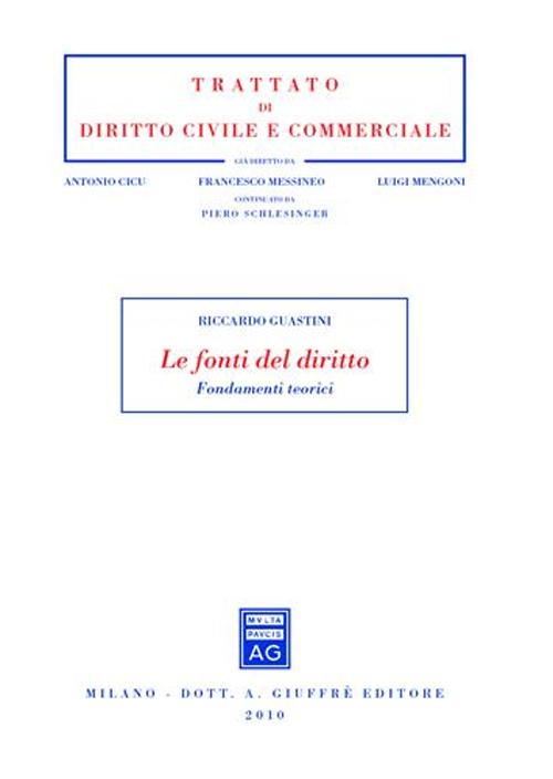 Le fonti del diritto. Fondamenti teorici