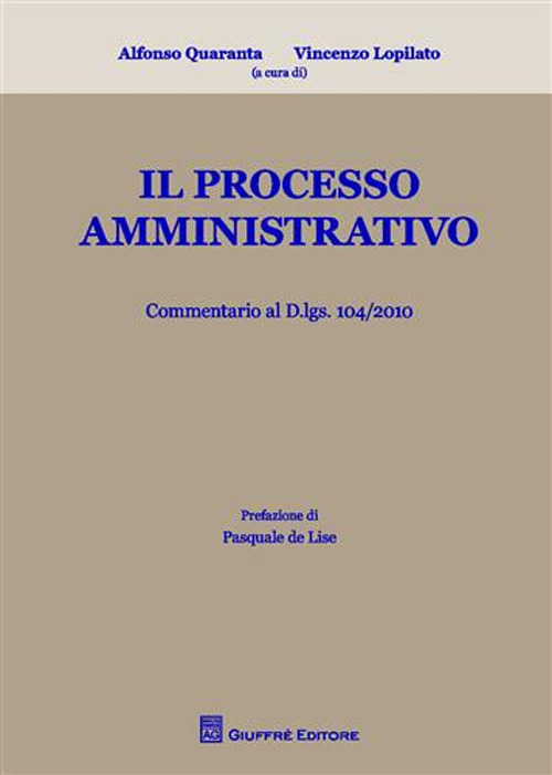 Il processo amministrativo
