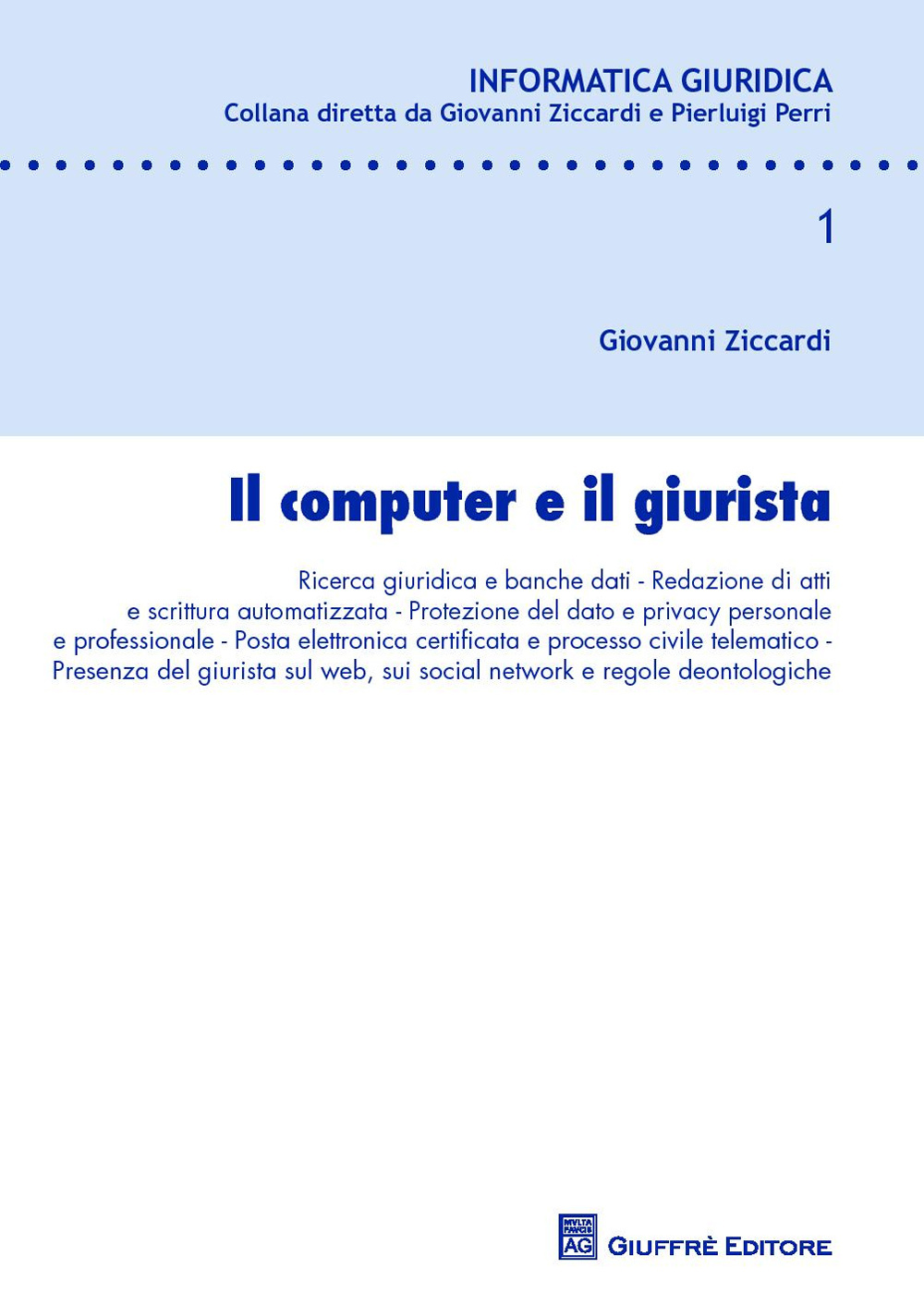 Il computer e il giurista