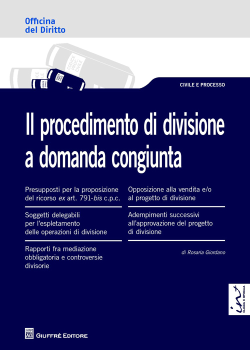 Il procedimento di divisione a domanda congiunta