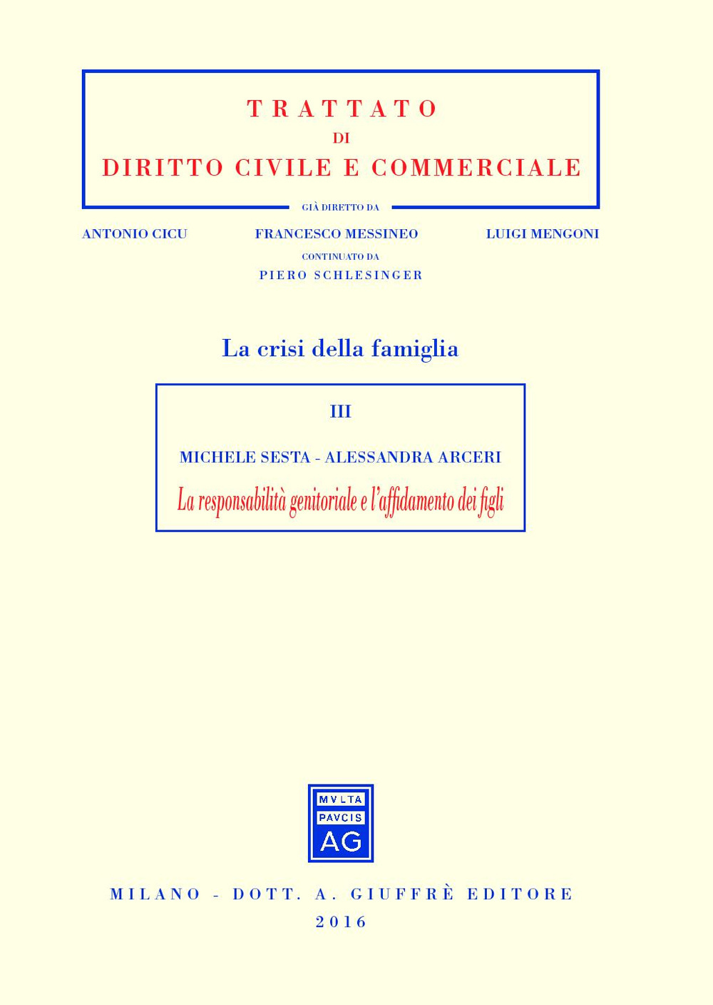 La responsabilità genitoriale e l'affidamento dei figli