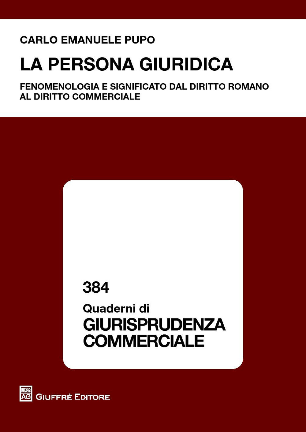 La persona giuridica