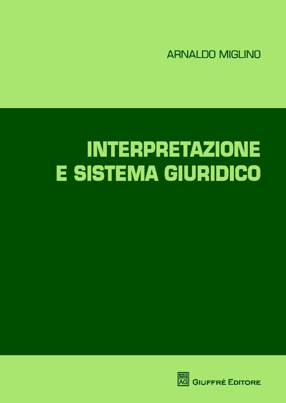 Interpretazione e sistema giuridico