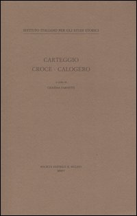 Carteggio Croce-Calogero