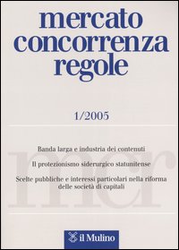 Mercato concorrenza regole (2005). Vol. 1