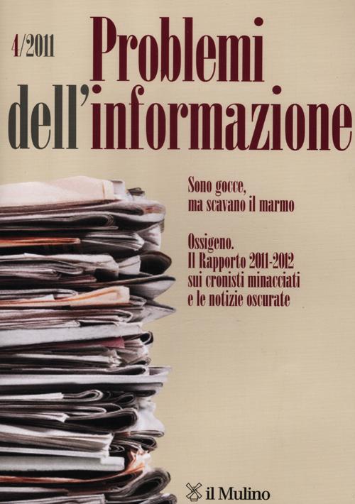 Problemi dell'informazione (2011). Vol. 4