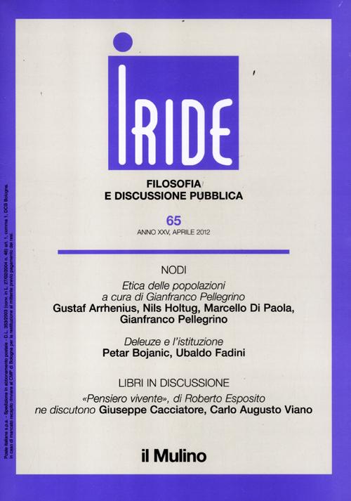 Iride (2012). Vol. 1