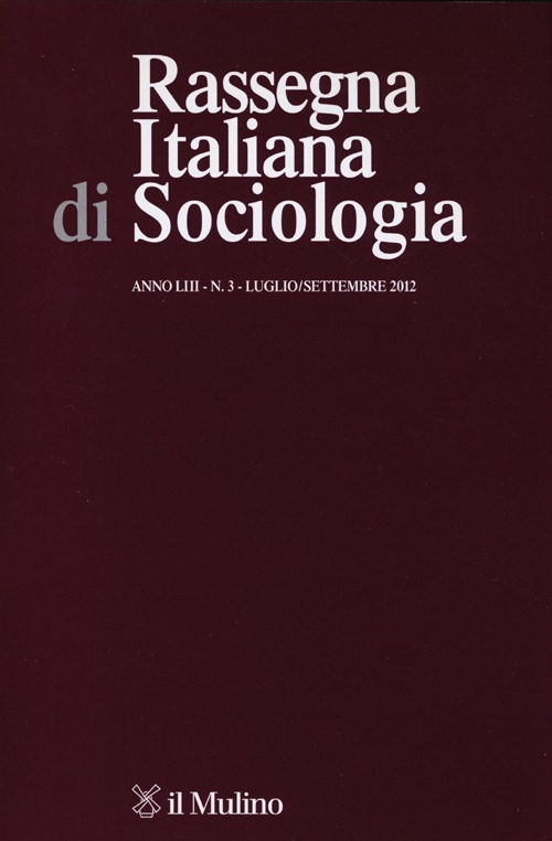 Rassegna italiana di sociologia (2012). Vol. 3