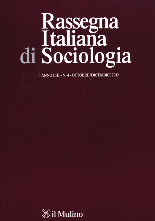 Rassegna italiana di sociologia (2012). Vol. 4
