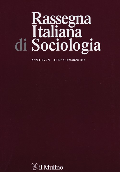 Rassegna italiana di sociologia (2013). Vol. 1