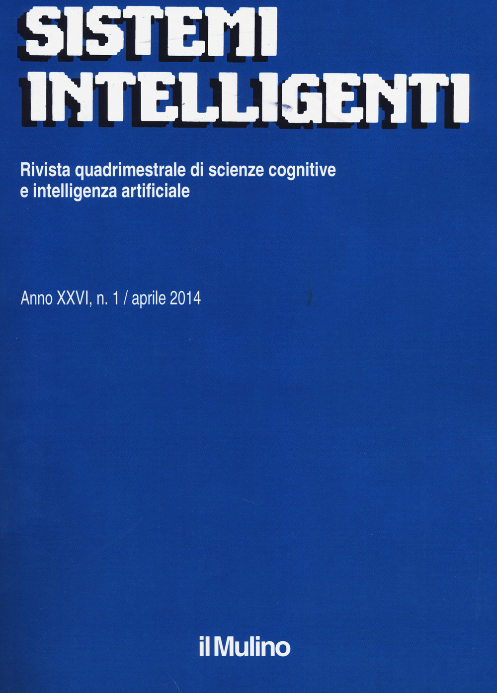 Sistemi intelligenti (2014). Vol. 1