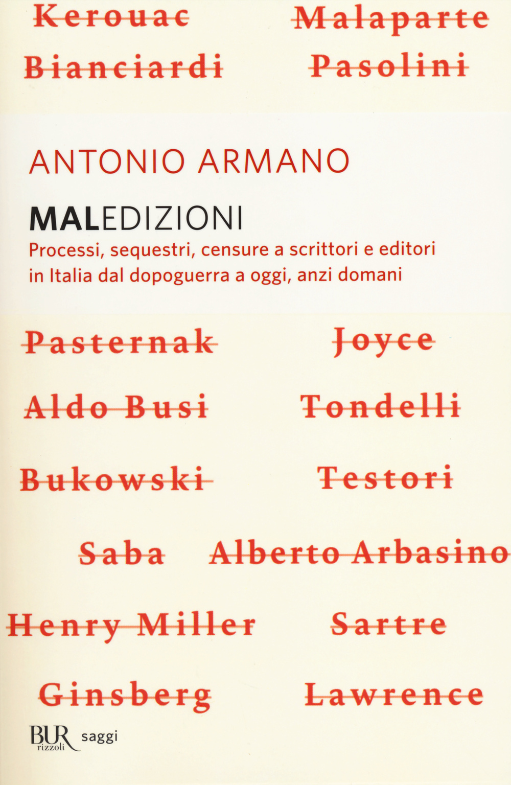 Maledizioni. Processi, sequestri, censure a scrittori e editori in Italia dal dopoguerra a oggi, anzi a domani