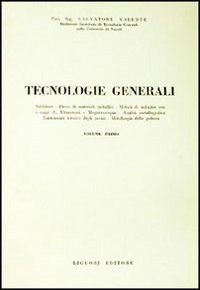 Tecnologie generali. Vol. 1