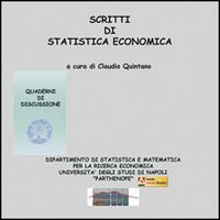 Scritti di statistica economica. CD-ROM. Vol. 9