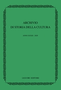 Archivio di storia della cultura (2020). Vol. 33