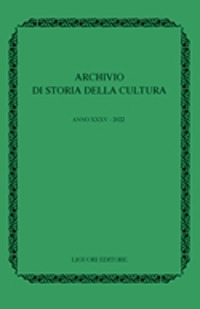 Archivio di storia della cultura (2022). Vol. 35