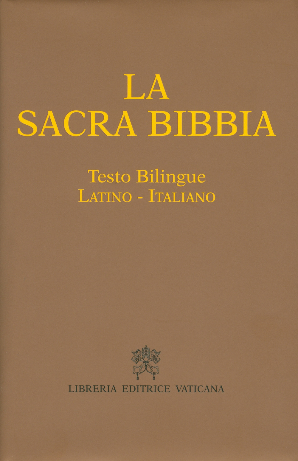 La Sacra Bibbia. Testo latino a fronte