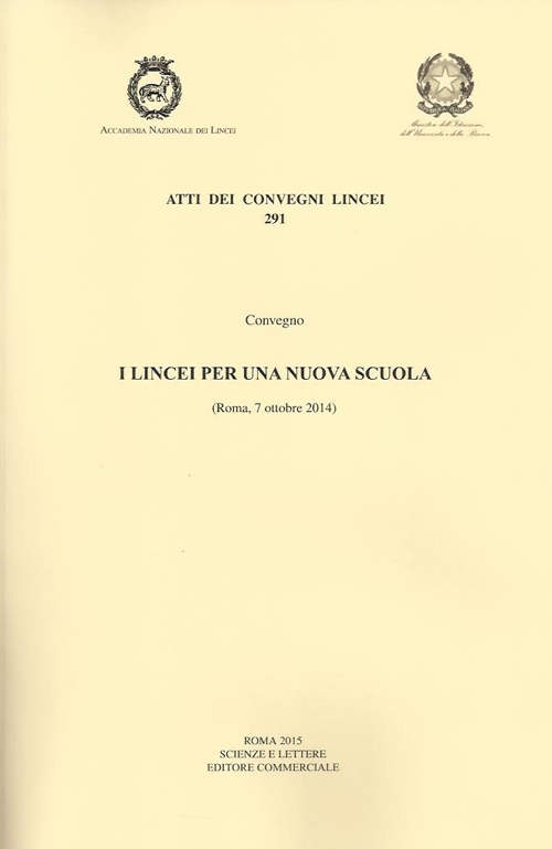 I Lincei per una nuova scuola (Roma, 7 ottobre 2014)