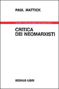 Critica dei neomarxisti