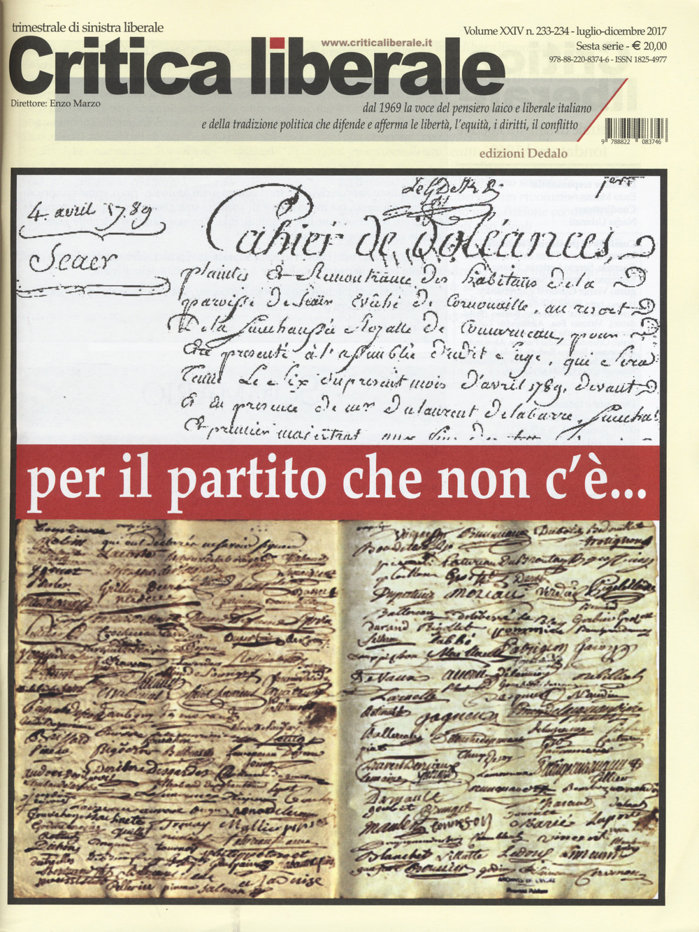 Critica liberale (2017). Vol. 233-234